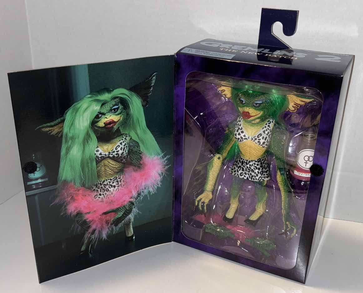 Photo 4 of NEW 3-PACK NECA GREMLINS ULTIMATE ACTION FIGURE & ACCESSORIES, GREMLINS 2 “ULTIMATE BRAIN”, “ULTIMATE GRETA” & GREMLINS “ULTIMATE STRIPE”