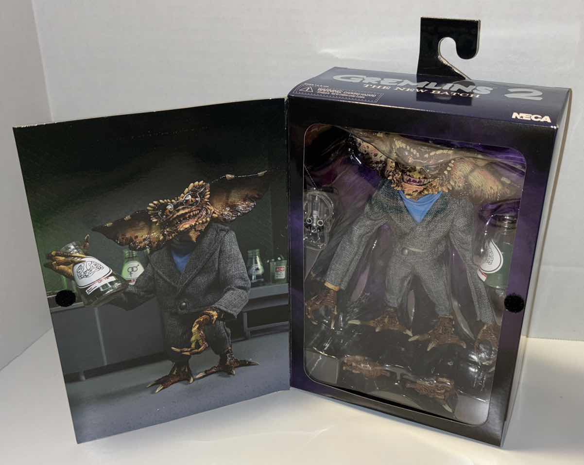 Photo 1 of NEW 3-PACK NECA GREMLINS ULTIMATE ACTION FIGURE & ACCESSORIES, GREMLINS 2 “ULTIMATE BRAIN”, “ULTIMATE GRETA” & GREMLINS “ULTIMATE STRIPE”