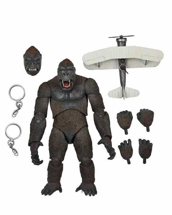 Photo 1 of NEW 2-PACK NECA KING KONG 7” SCALE ACTION FIGURE & ACCESSORIES, “ULTIMATE KING KONG (CONCRETE JUNGLE)” & “ULTIMATE KING KONG (SKULL ISLAND)”