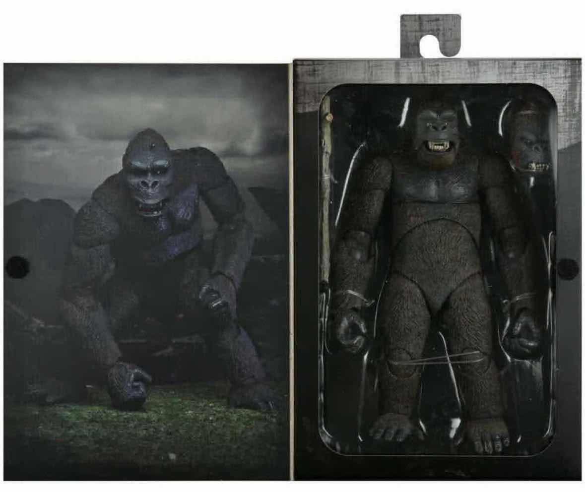 Photo 1 of NEW 2-PACK NECA KING KONG 7” SCALE ACTION FIGURE & ACCESSORIES, “ULTIMATE KING KONG (CONCRETE JUNGLE)” & “ULTIMATE KING KONG (SKULL ISLAND)”
