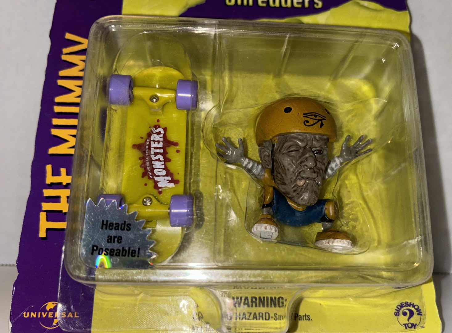 Photo 1 of NEW 1999 SIDESHOW TOY LITTLE BIG HEADS UNIVERSAL STUDIOS MONSTERS, MONSTER SHREDDERS “THE MUMMY”