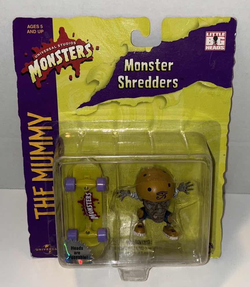 Photo 1 of NEW 1999 SIDESHOW TOY LITTLE BIG HEADS UNIVERSAL STUDIOS MONSTERS, MONSTER SHREDDERS “THE MUMMY”
