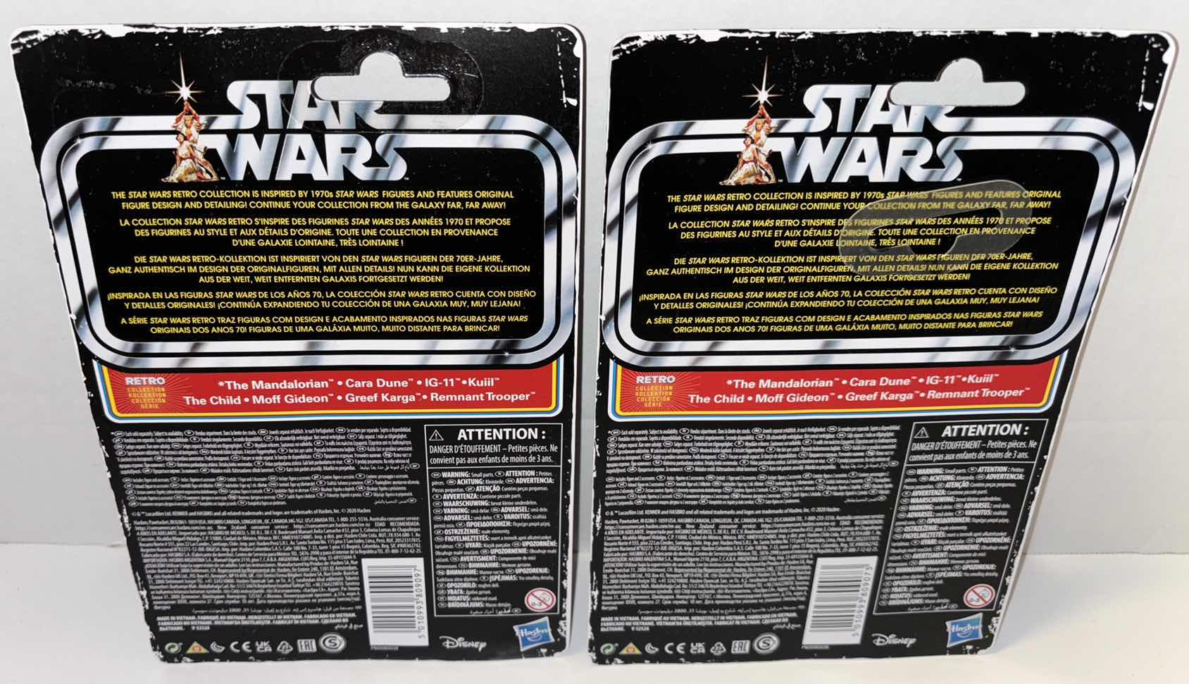 Photo 1 of NEW 2-PACK HASBRO KENNER STAR WARS THE RETRO COLLECTION ACTION FIGURE & ACCESSORIES, THE
MANDALORIAN- “IG-11 & THE MANDALORIAN”