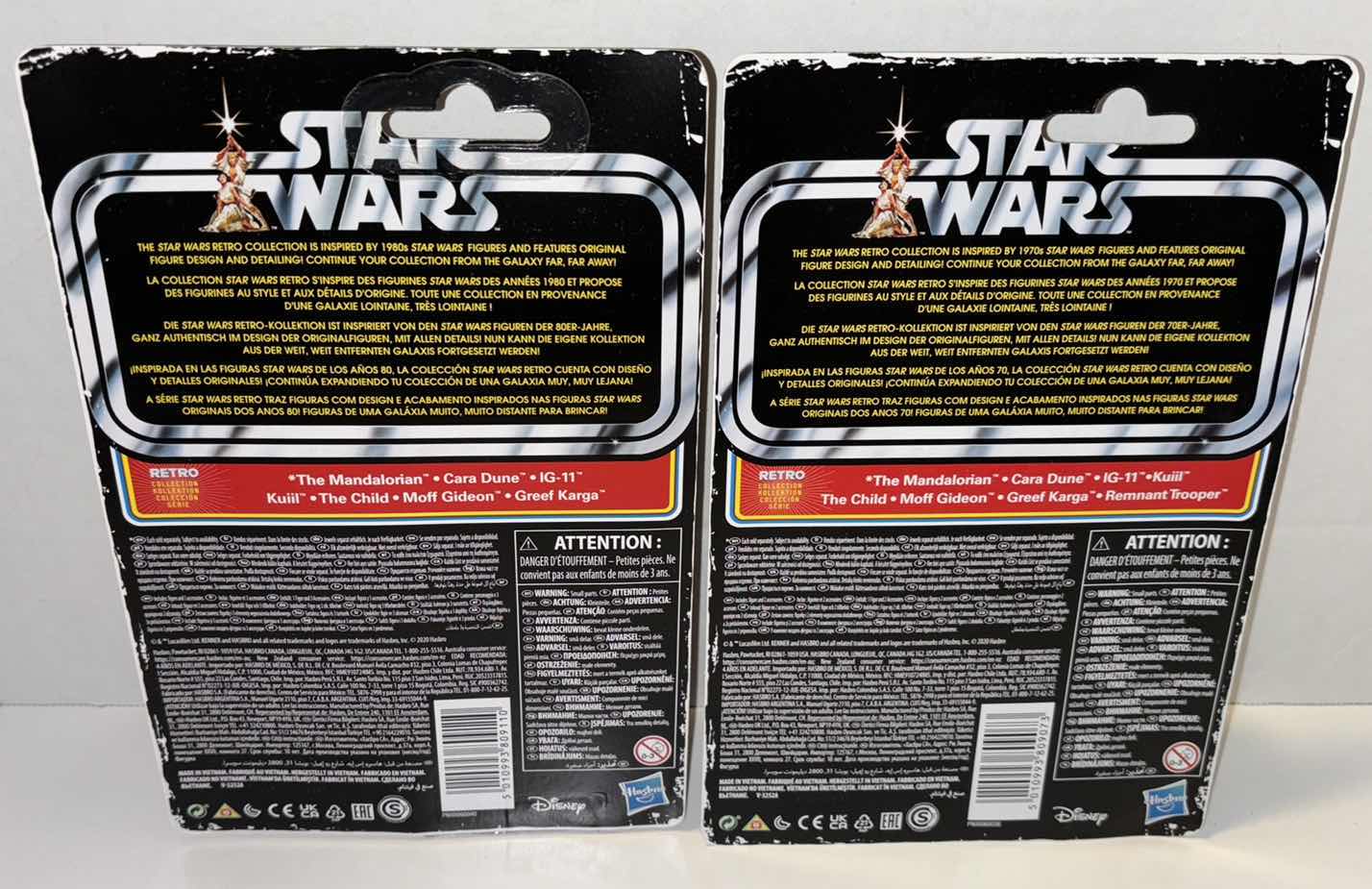 Photo 1 of NEW 2-PACK HASBRO KENNER STAR WARS THE RETRO COLLECTION ACTION FIGURE &
ACCESSORIES, THE
MANDALORIAN- “THE CHILD & THE MANDALORIAN”