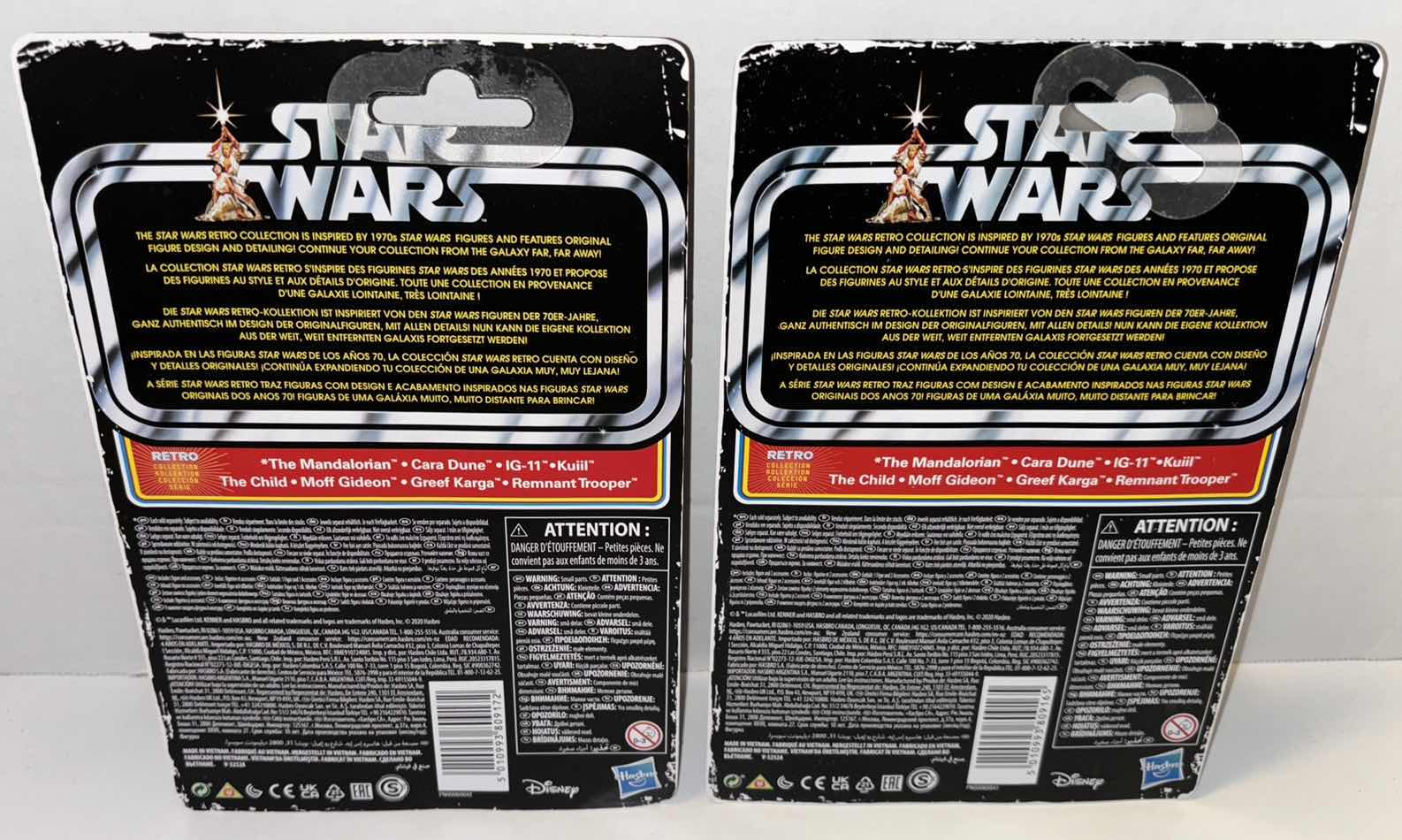 Photo 1 of NEW 2-PACK HASBRO KENNER STAR WARS THE RETRO COLLECTION ACTION FIGURE &
ACCESSORIES, THE
MANDALORIAN- “GREEF KARGA & MOFF GIDEON”
