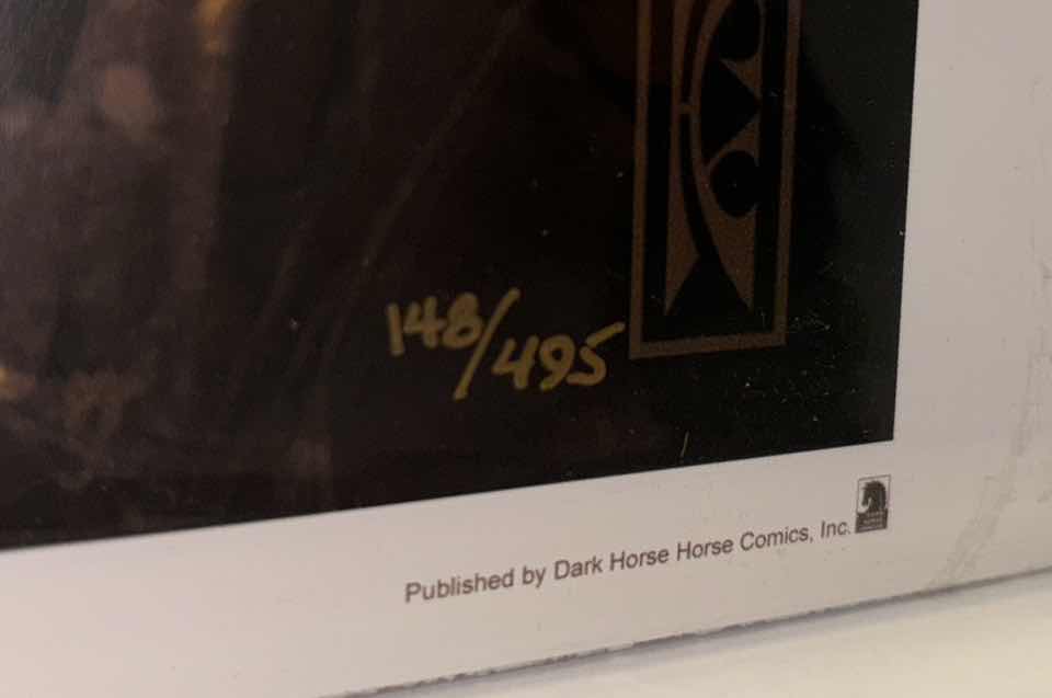 Photo 1 of NEW ACME ARCHIVES ALIENS V. PREDATOR: “THREE WORLD WAR #4” BY RAYMOND SWANLAND 15” X 23” FINE ART LITHOGRAPH UNFRAMED PRINT, INCLUDES CERTIFICATE OF AUTHENTICITY (#148 OF 495)