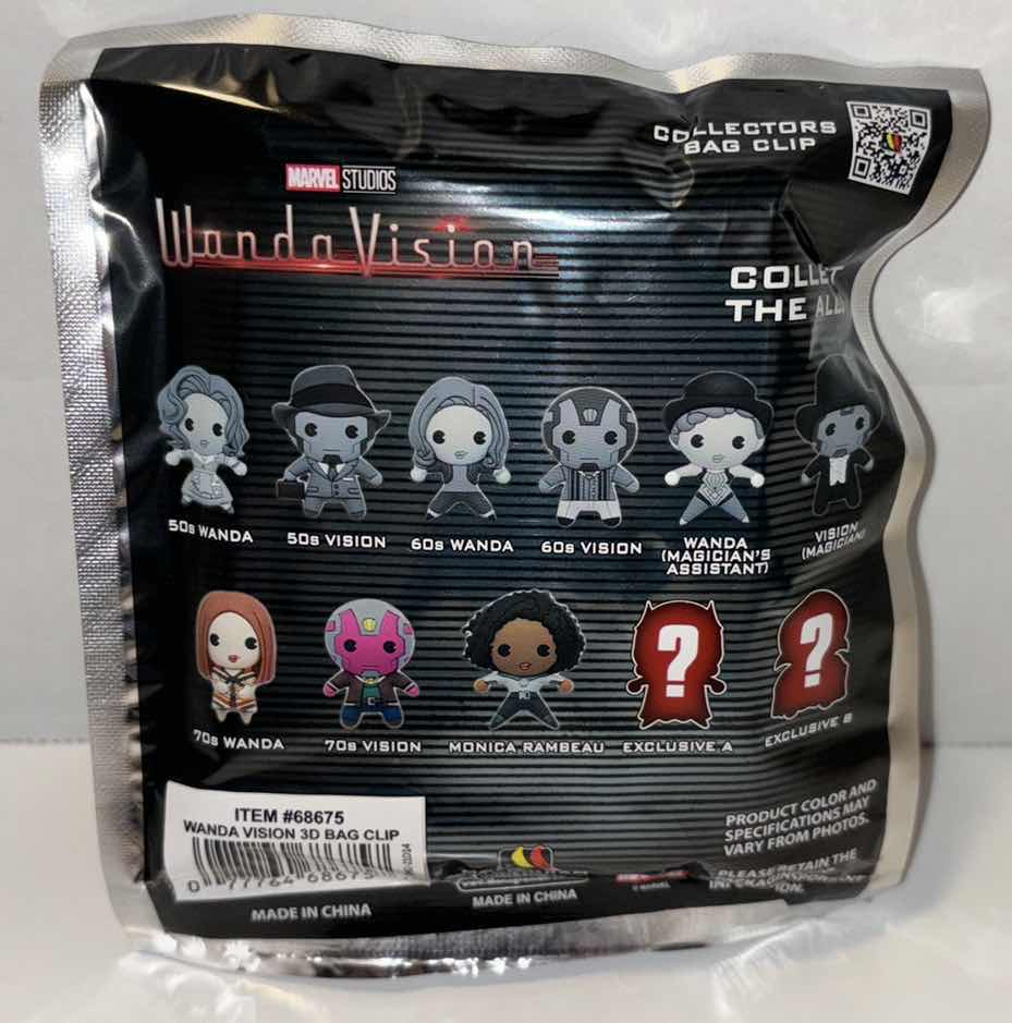 Photo 1 of NEW 3-PACK DISNEY+ MARVEL STUDIOS WANDA VISION COLLECTORS BAG CLIP