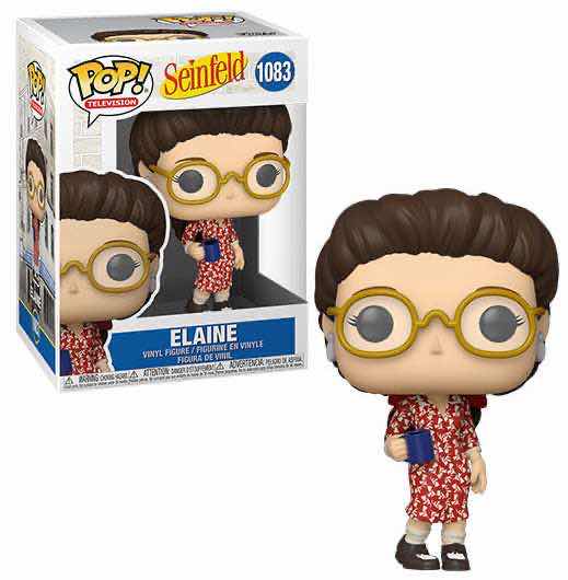 Photo 1 of NEW FUNKO POP! SEINFELD TEE & VINYL FIGURE BUNDLE, ELAINE DANCE SQUARES T-SHIRT & #1083 ELAINE (COLOR:WHITE, SIZE:3X)