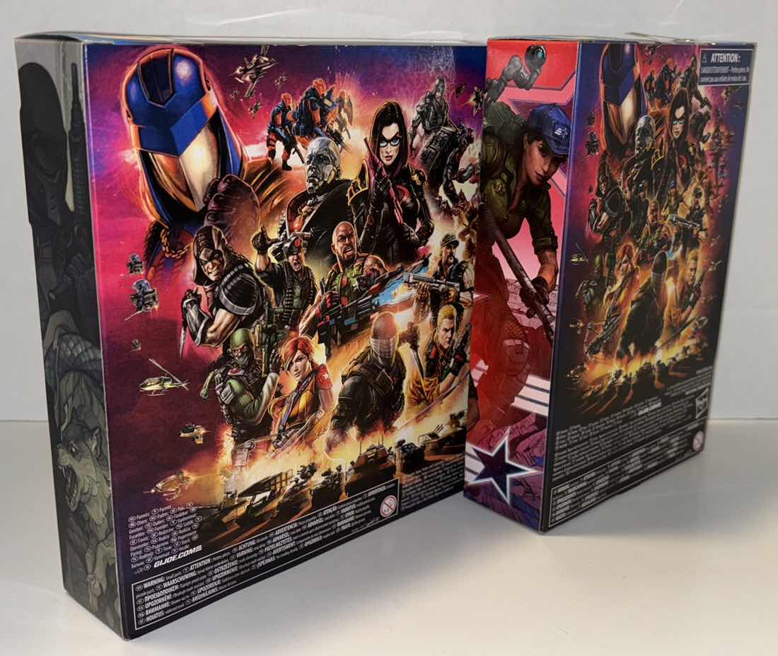 Photo 1 of NEW 2-PACK HASBRO G.I. JOE CLASSIFIED SERIES #30 "SNAKE EYES & TIMBER: ALPHA COMMANDOS" & #25 “LADY JAYE” ACTION FIGURE & ACCESSORIES