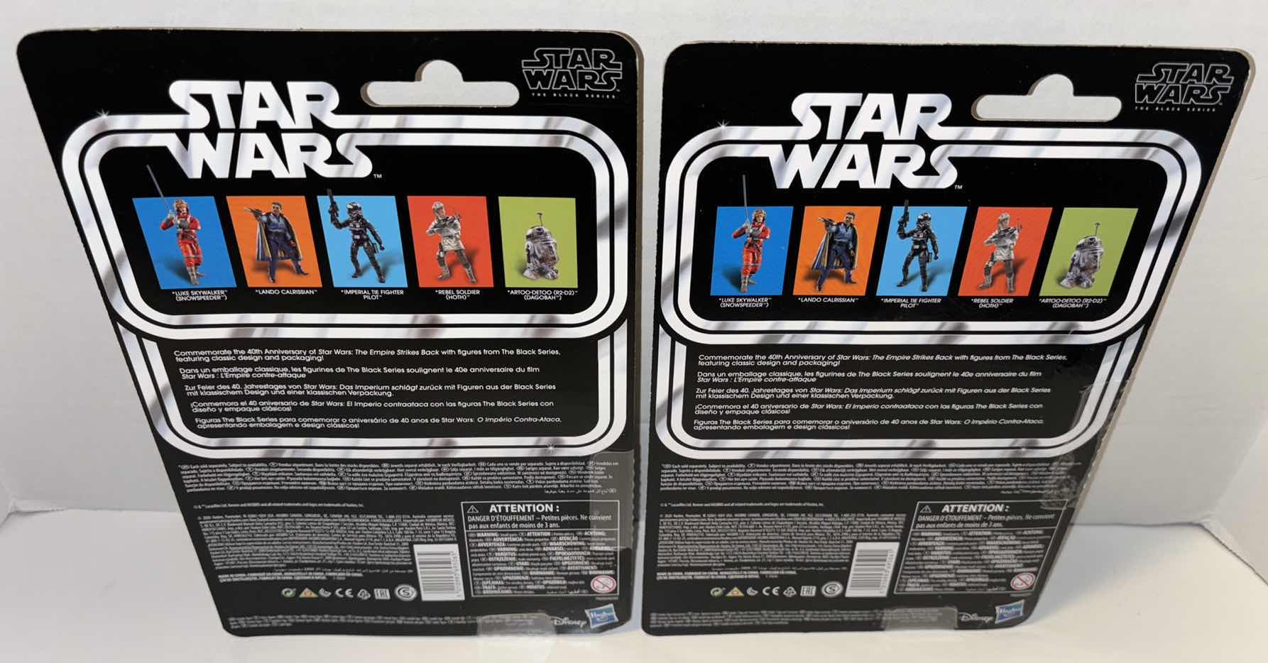 Photo 1 of NEW 2-PACK HASBRO KENNER STAR WARS THE EMPIRE STRIKES BACK 40TH ANNIVERSARY ACTION FIGURE & ACCESSORIES “ARTOO-DETOO (R2-D2 DAGOBAH)” & “IMPERIAL TIE FIGHTER PILOT”