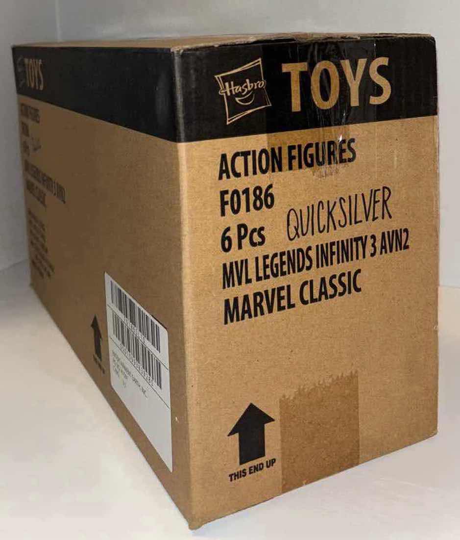 Photo 1 of NEW 6-PACK CASE HASBRO LEGENDS SERIES AVENGERS AGE OF ULTRON ACTION FIGURE & ACCESSORIES, THE INFINITY SAGA
"QUICKSILVER"