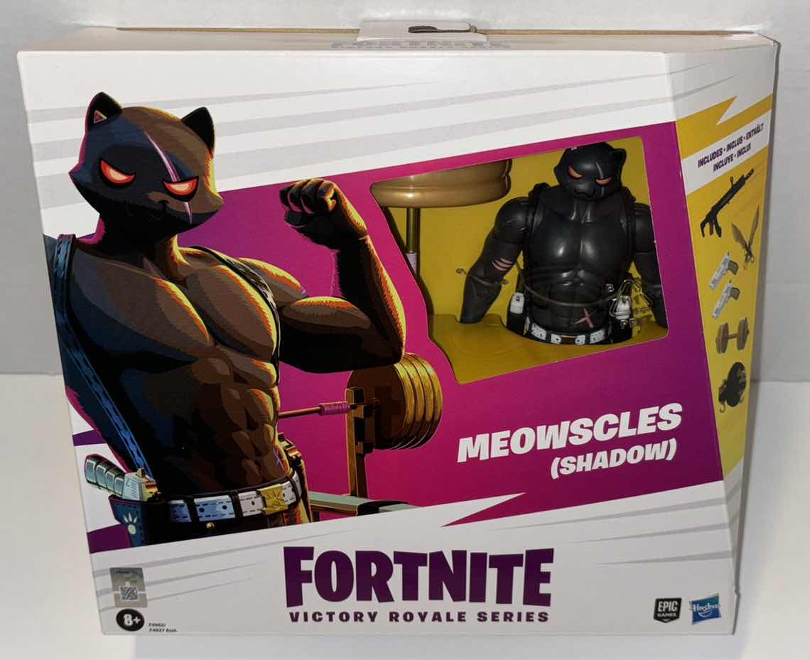 Photo 4 of NEW 2-PACK HASBRO EPIC GAMES FORTNITE VICTORY ROYALE SERIES ACTION FIGURE & ACCESSORIES SETS, “SKYE & OLLIE” & “MEOWSCLES (SHADOWS)”