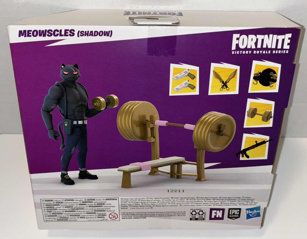 Photo 5 of NEW 2-PACK HASBRO EPIC GAMES FORTNITE VICTORY ROYALE SERIES ACTION FIGURE & ACCESSORIES SETS, “SKYE & OLLIE” & “MEOWSCLES (SHADOWS)”
