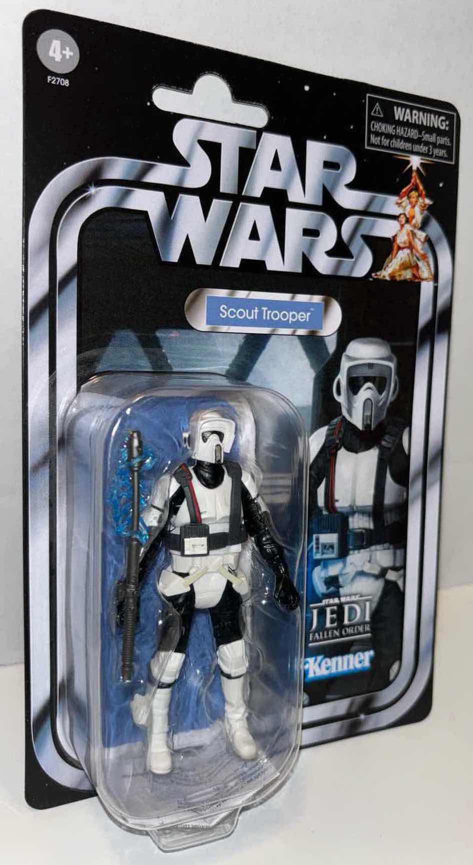 Photo 1 of NEW 2-PACK HASBRO/KENNER STAR WARS THE VINTAGE COLLECTION ACTION FIGURE & ACCESSORIES, JEDI FALLEN ORDER “ELECTROSTAFF PURGE TROOPER” & “SCOUT TROOPER”