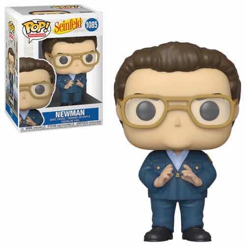 Photo 1 of NEW FUNKO POP! SEINFELD TEE & VINYL FIGURE BUNDLE, JERRY/NEWMAN T-SHIRT & #1085 NEWMAN THE MAILMAN (COLOR:SPORTS GREY, SIZE: 2X)