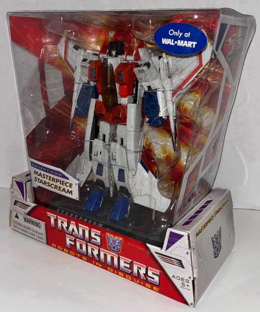 Photo 1 of NEW 2007 HASBRO TRANSFORMERS ROBOTS IN DISGUISE ACTION FIGURE, DECEPTICON “MASTERPIECE STARSCREAM”