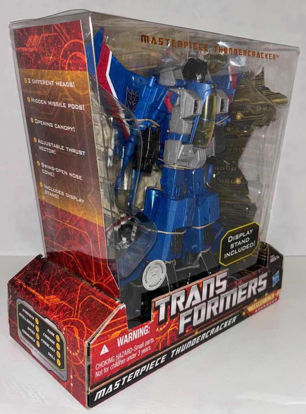 Photo 1 of NEW 2012 HASBRO TRANSFORMERS TOYS R US EXCLUSIVE ACTION FIGURE, DECEPTICON “MASTERPIECE THUNDERCRACKER”