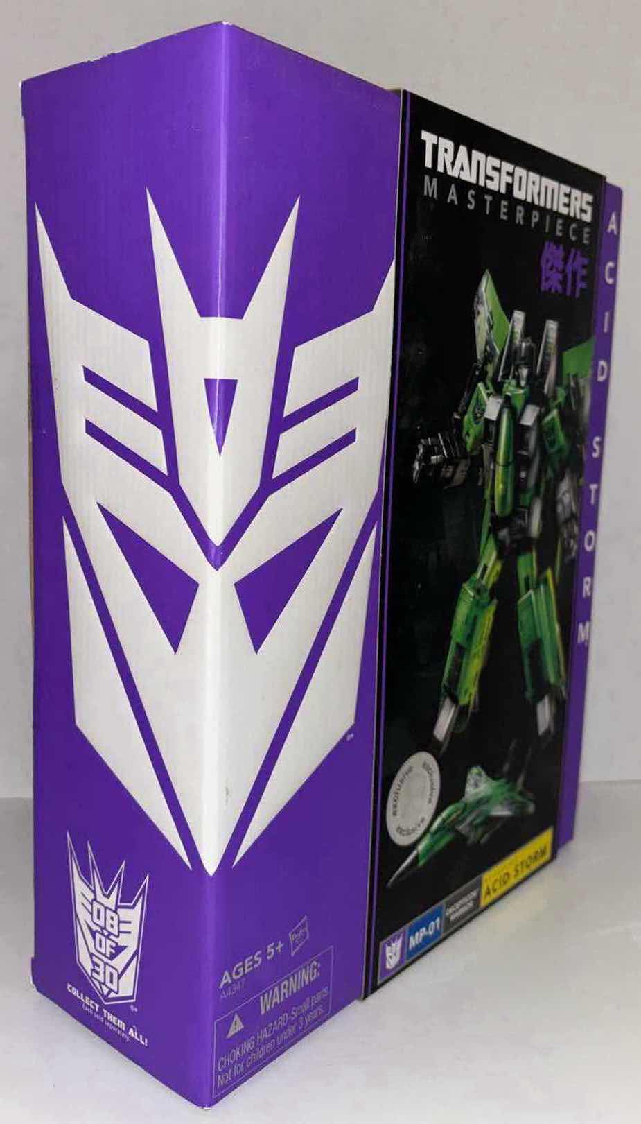 Photo 1 of NEW 2013 HASBRO TRANSFORMERS MASTERPIECE TOYS R US EXCLUSIVE ACTION FIGURE, DECEPTICON WARRIOR “MASTERPIECE ACID STORM” (MP-01)