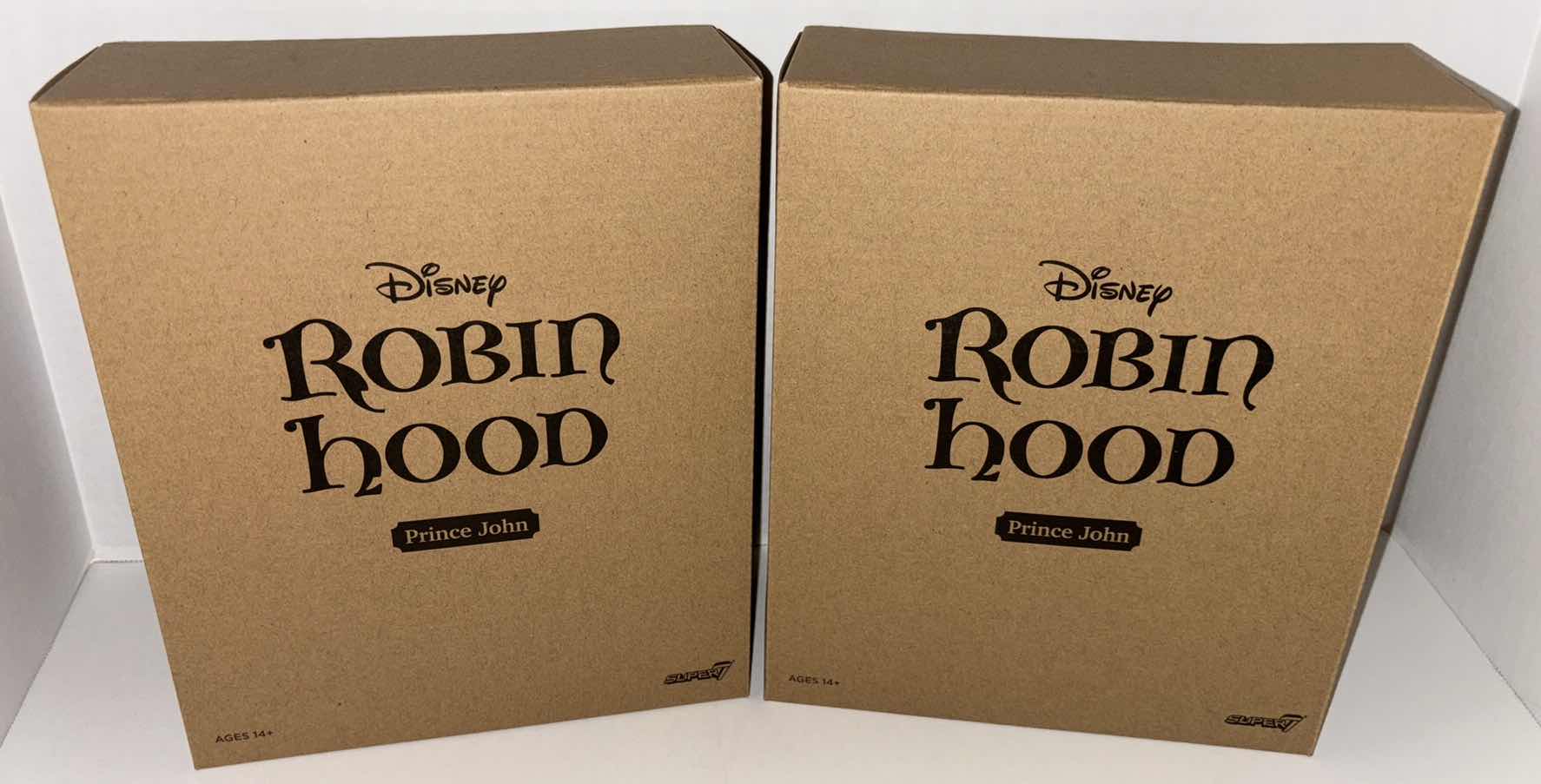 Photo 1 of NEW 2-PACK SUPER7 DISNEY ROBIN HOOD ULTIMATES ACTION FIGURE & ACCESSORIES, "PRINCE JOHN"