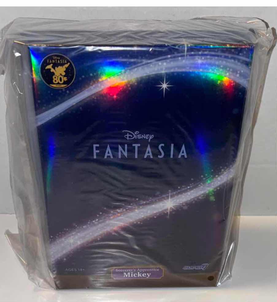 Photo 1 of NEW 2-PACK SUPER7 DISNEY
FANTASIA ULTIMATES ACTION FIGURE & ACCESSORIES, "SORCERER'S APPRENTICE
MICKEY"