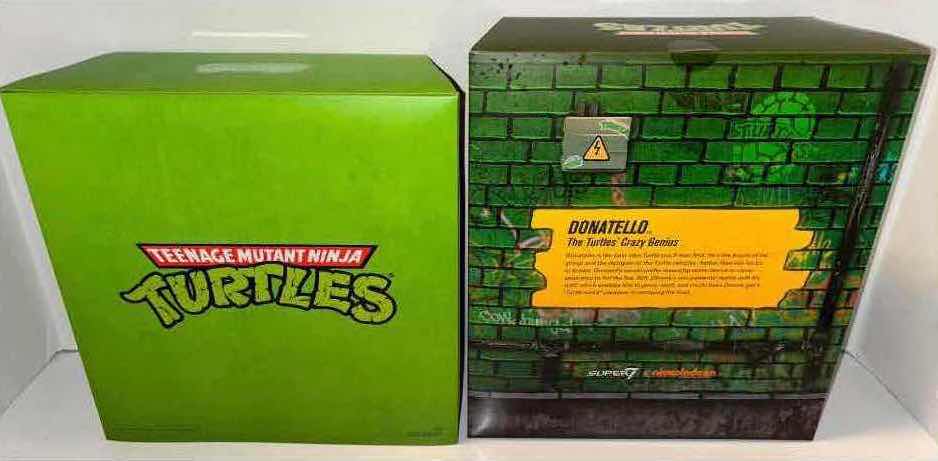 Photo 1 of NEW 2-PACK SUPER7 TEENAGE MUTANT NINJA TURTLES ULTIMATES ACTION FIGURE & ACCESSORIES, "DONATELLO"