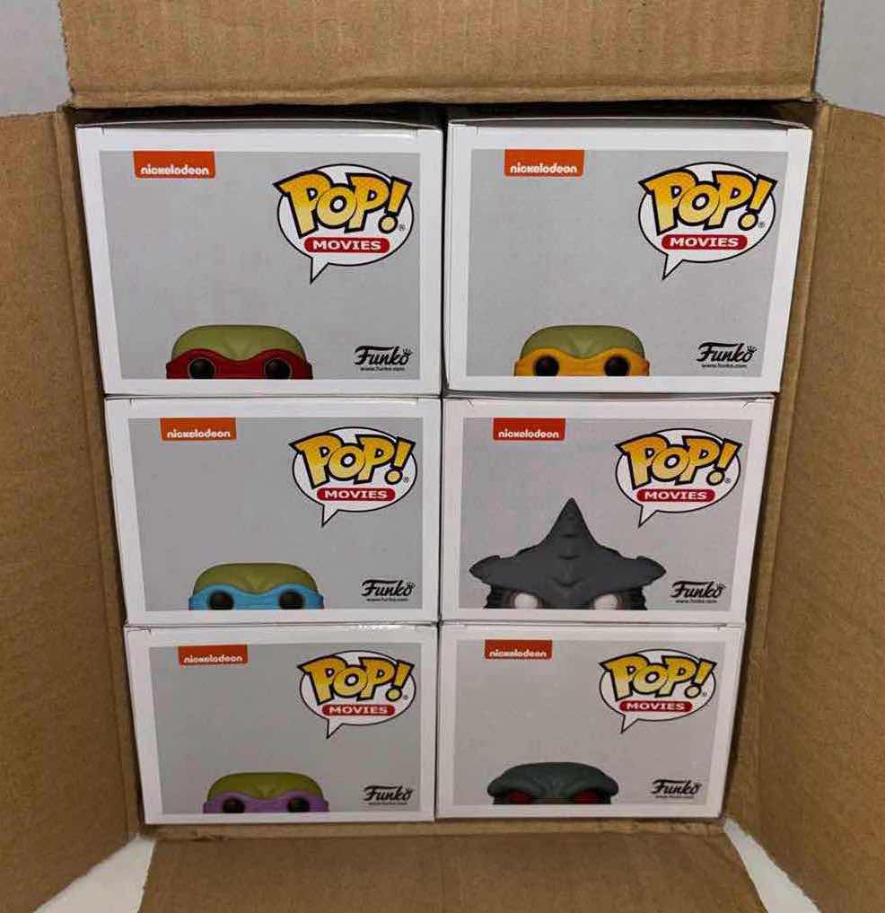 View 4 of NEW 6-PACK ASSORTED TEENAGE MUTANT NINJA TURTLES FUNKO POP! VINYL FIGURES, #1133, 1134, 1135, 1136, 1138, 1139