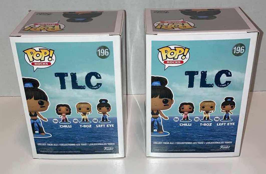 Photo 1 of NEW 2-PACK FUNKO POP! TLC VINYL FIGURE, #196 LEFT EYE