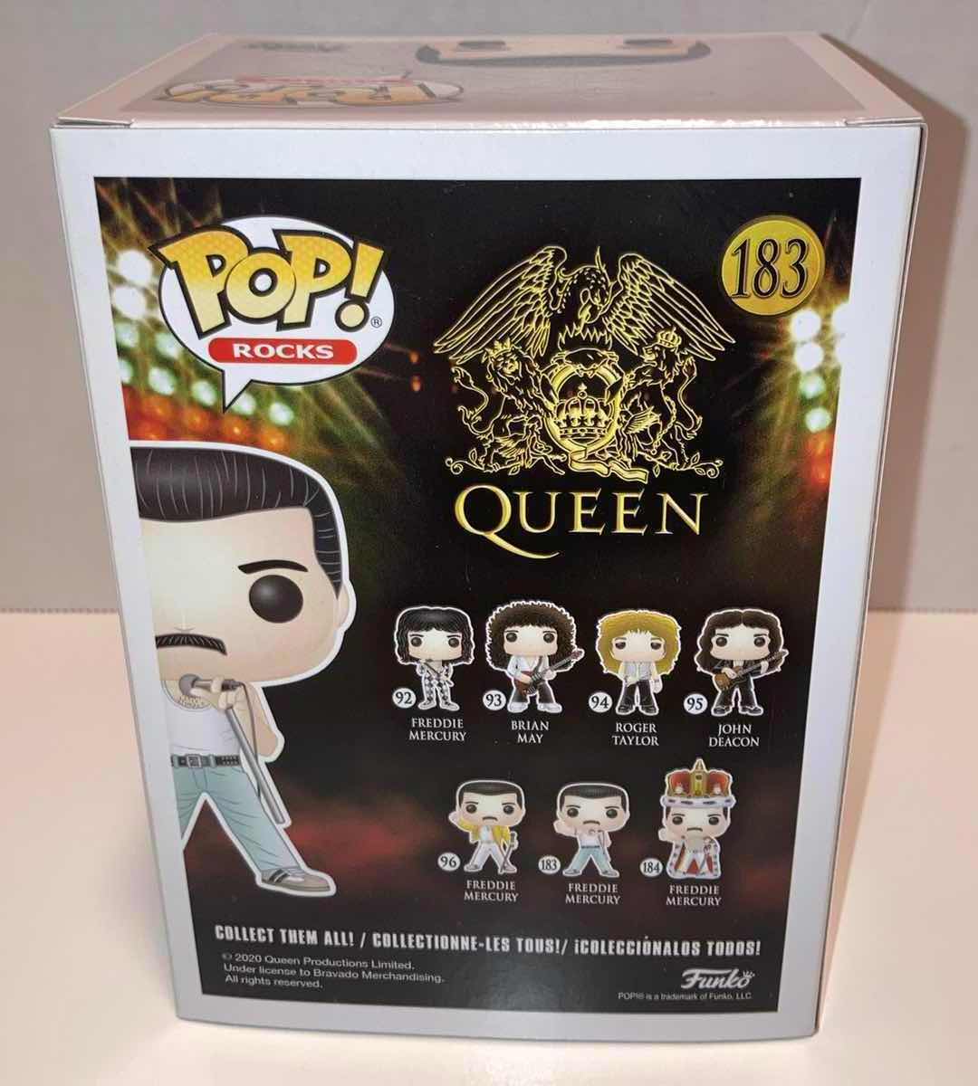 Photo 1 of NEW FUNKO POP! QUEEN VINYL FIGURE, #183 FREDDIE MERCURY