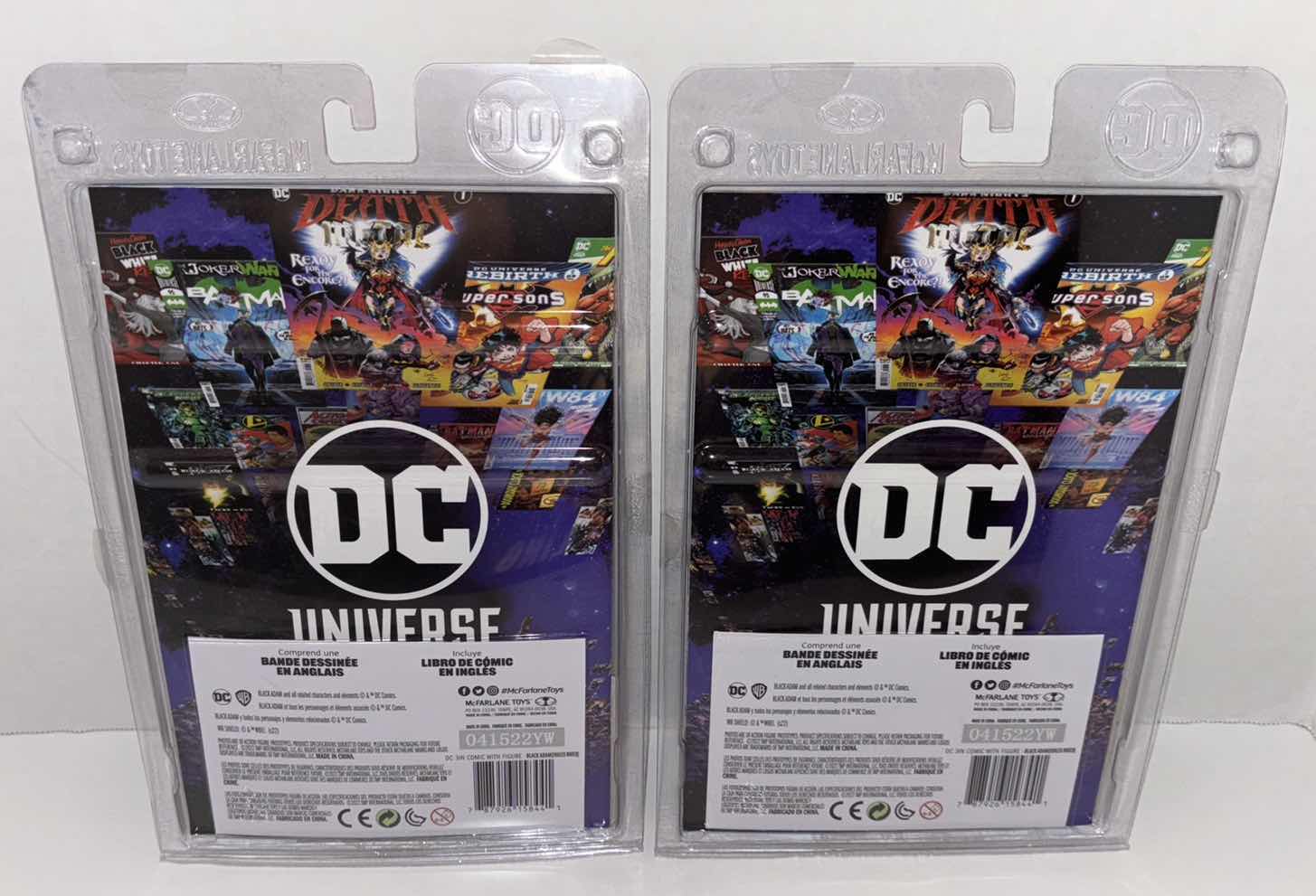 Photo 1 of NEW 2-PACK MCFARLANE TOYS DC DIRECT PAGE PUNCHERS “BLACK ADAM” INCLUDES COMIC BOOK “BLACK ADAM: ENDLESS WINTER SPECIAL 1