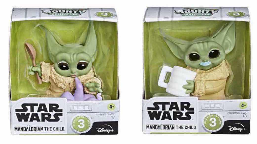 Photo 1 of NEW 4-PACK HASBRO STAR WARS THE BOUNTY COLLECTION, THE MANDALORIAN THE CHILD FIGURES