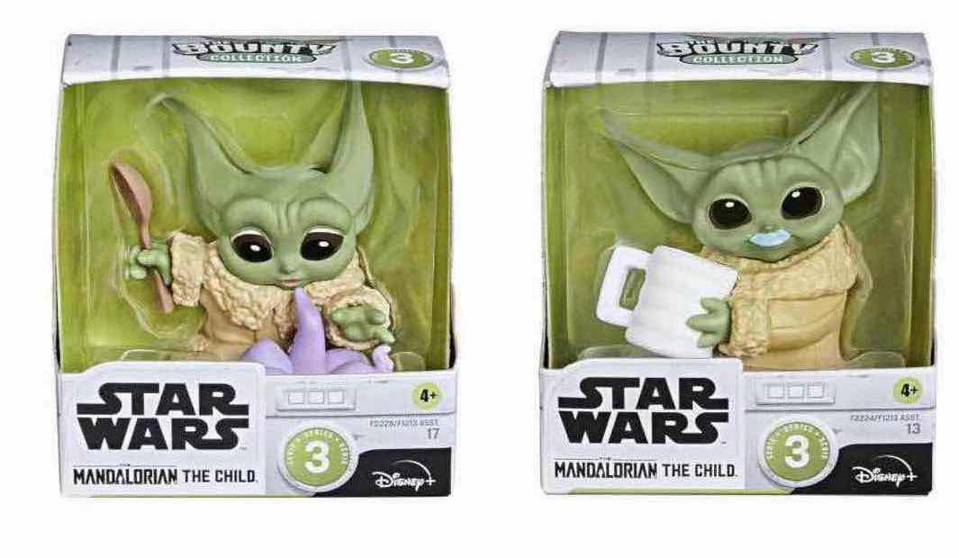 Photo 1 of NEW 4-PACK HASBRO STAR WARS THE BOUNTY COLLECTION, THE MANDALORIAN THE CHILD FIGURES
