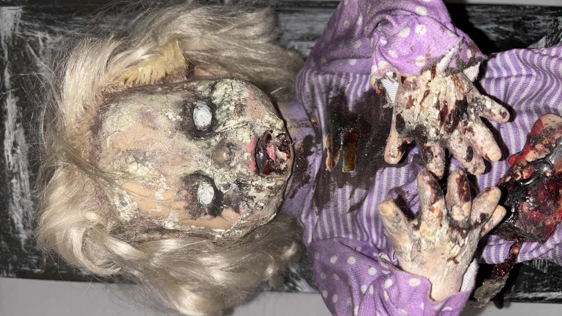 Photo 1 of 21” CREEPY DOLL STATUE