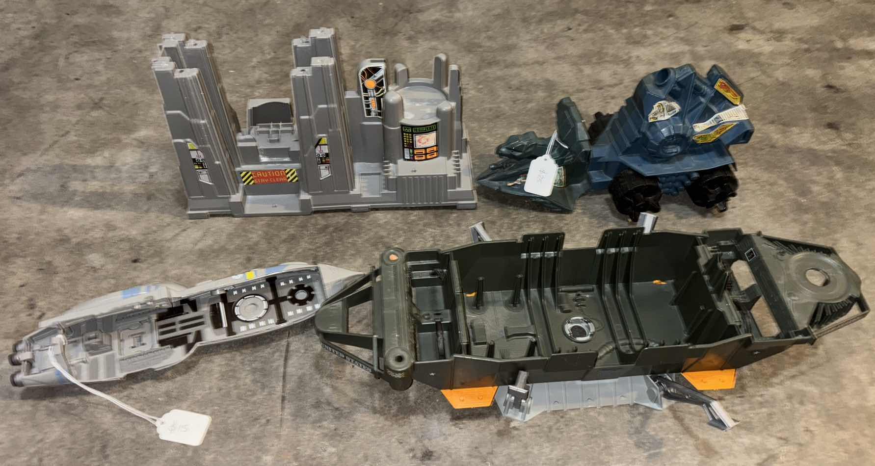 Photo 1 of BOX OF ACTION FIGURES/VEHICLES ETC (COMPLETE/INCOMPLETE) **NO RETURNS TO NELLIS**