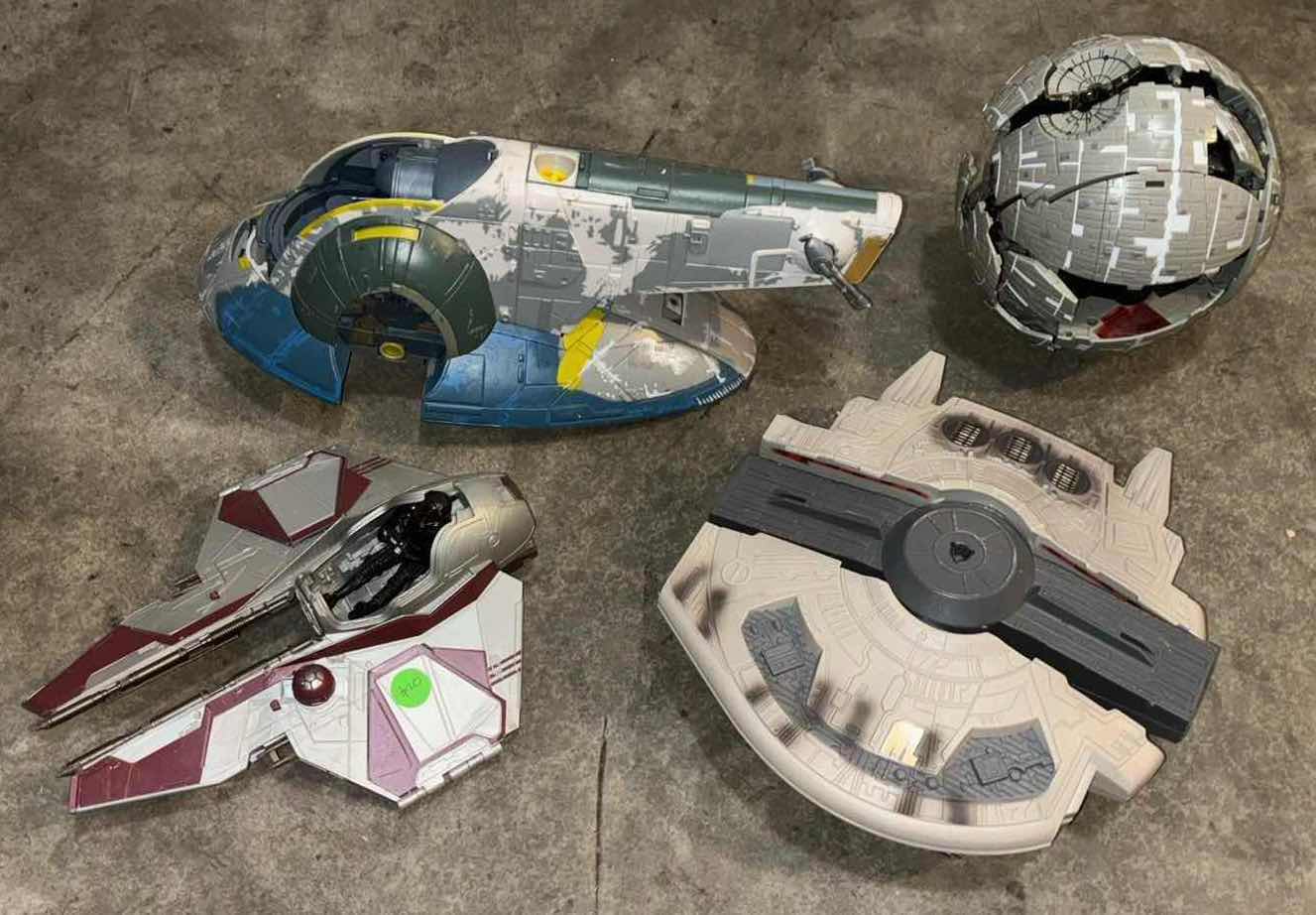 Photo 1 of BOX OF ACTION FIGURES/VEHICLES ETC (COMPLETE/INCOMPLETE) **NO RETURNS TO NELLIS**