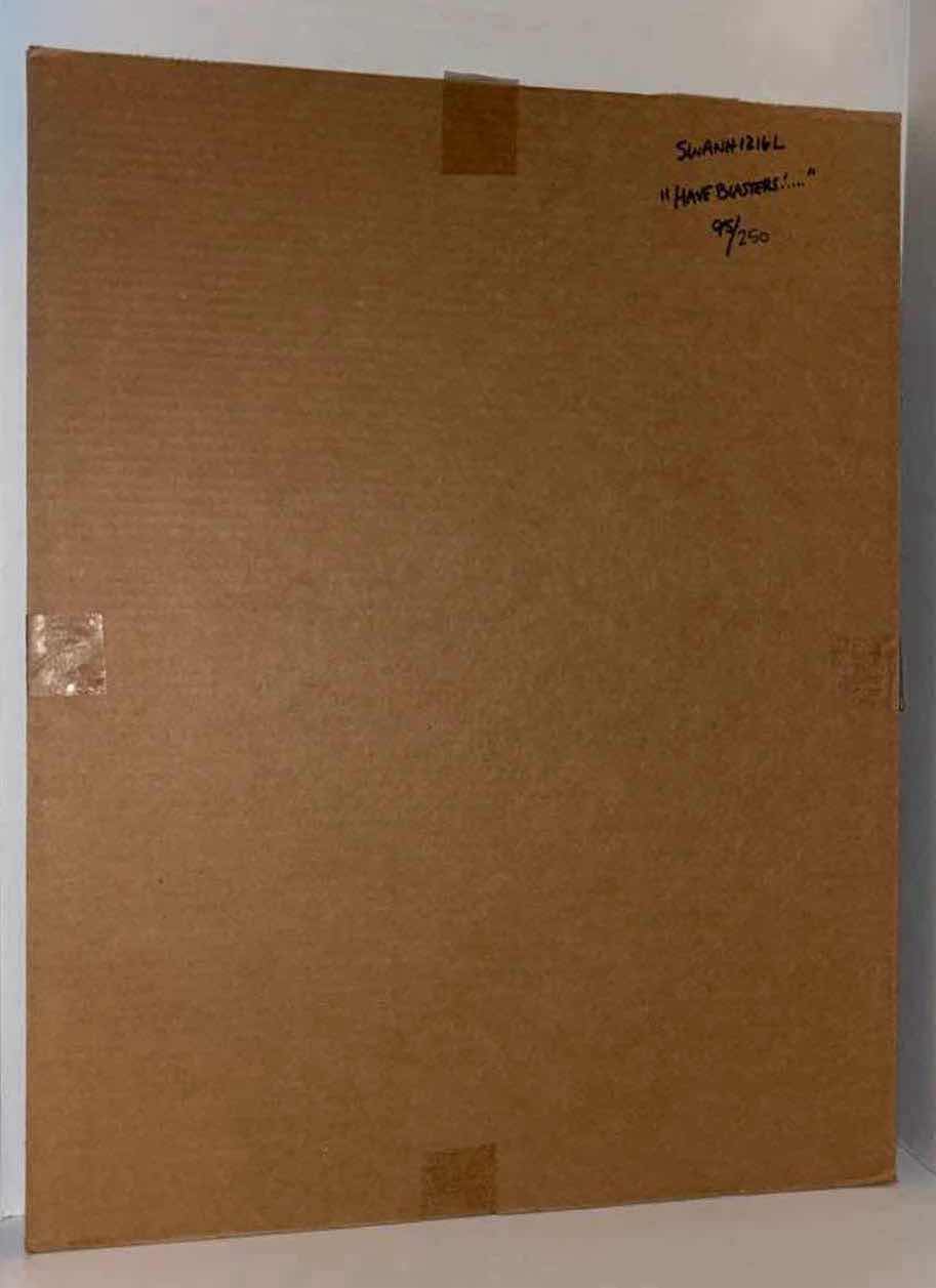 Photo 1 of $45 NEW ACME ARCHIVES DIRECT STAR WARS "HAVE BLASTERS, WILL TRAVEL" BY JJ LENDL 12" X 24" LITHOGRAPH UNFRAMED PRINT, INCLUDES CERTIFICATE OF AUTHENTICITY (#95 OF 250)