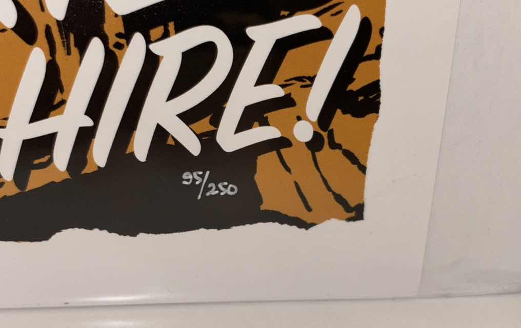 Photo 1 of $45 NEW ACME ARCHIVES DIRECT STAR WARS "HAVE BLASTERS, WILL TRAVEL" BY JJ LENDL 12" X 24" LITHOGRAPH UNFRAMED PRINT, INCLUDES CERTIFICATE OF AUTHENTICITY (#95 OF 250)