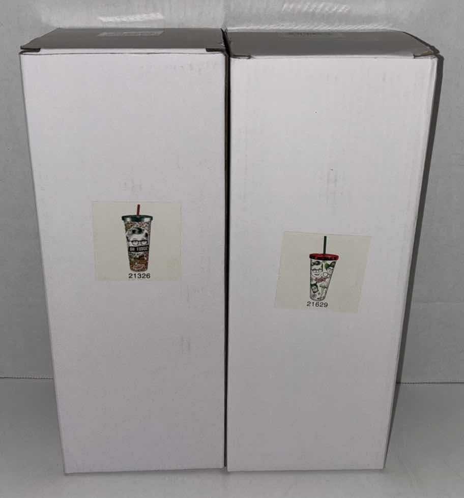 Photo 1 of NEW 2-PACK SPOONTIQUES
"OH FUDGE" & “A CHRISTMAS STORY” THEMED 20 OZ INSULATED CUPS