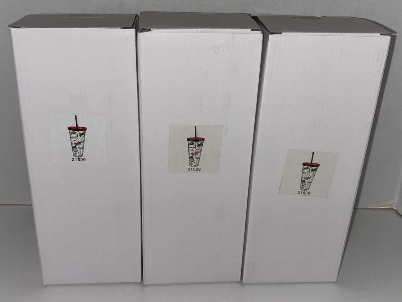Photo 1 of NEW 3-PACK SPOONTIQUES “A CHRISTMAS STORY” 20 OZ INSULATED CUPS W/STRAWS