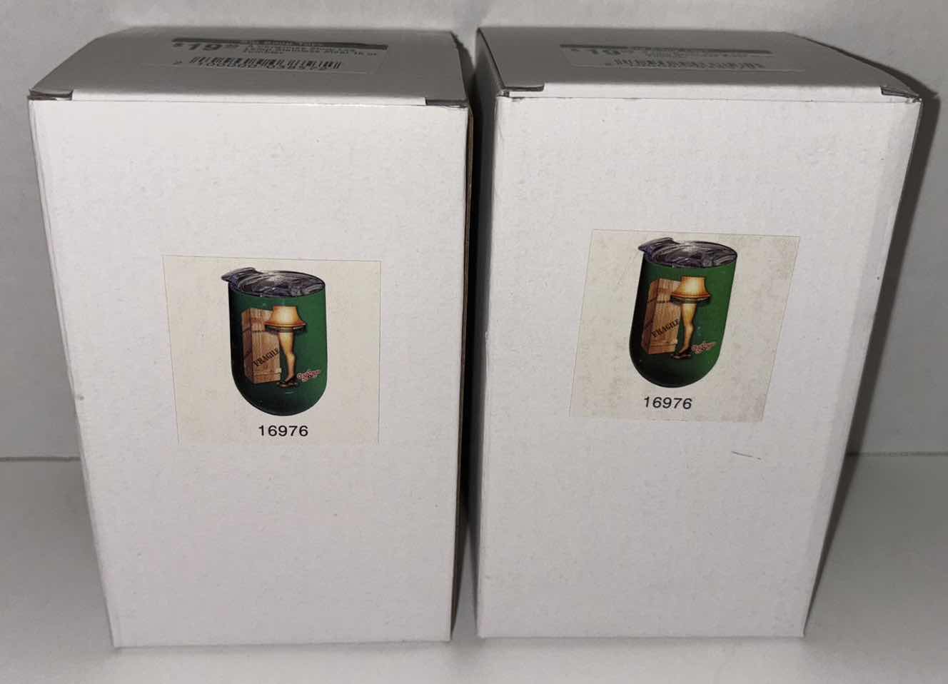 Photo 1 of NEW 2-PACK SPOONTIQUES A CHRISTMAS STORY “LEG LAMP” 5.75” TUMBLER CUP