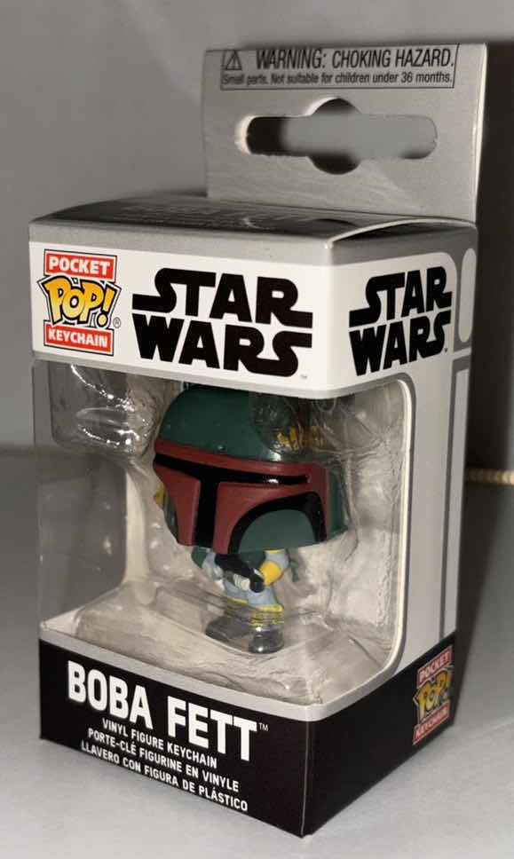 Photo 1 of NEW 12-PACK FUNKO POP!
STAR WARS POCKET POP VINYL FIGURE KEYCHAIN "BOBA FETT”
