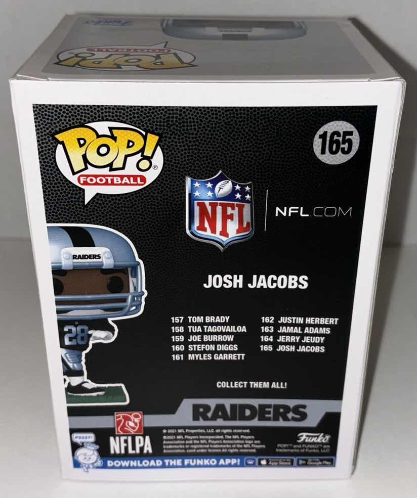 Photo 1 of NEW 6-PACK FUNKO POP! RAIDERS VINYL FIGURE, #165 JOSH JACOBS