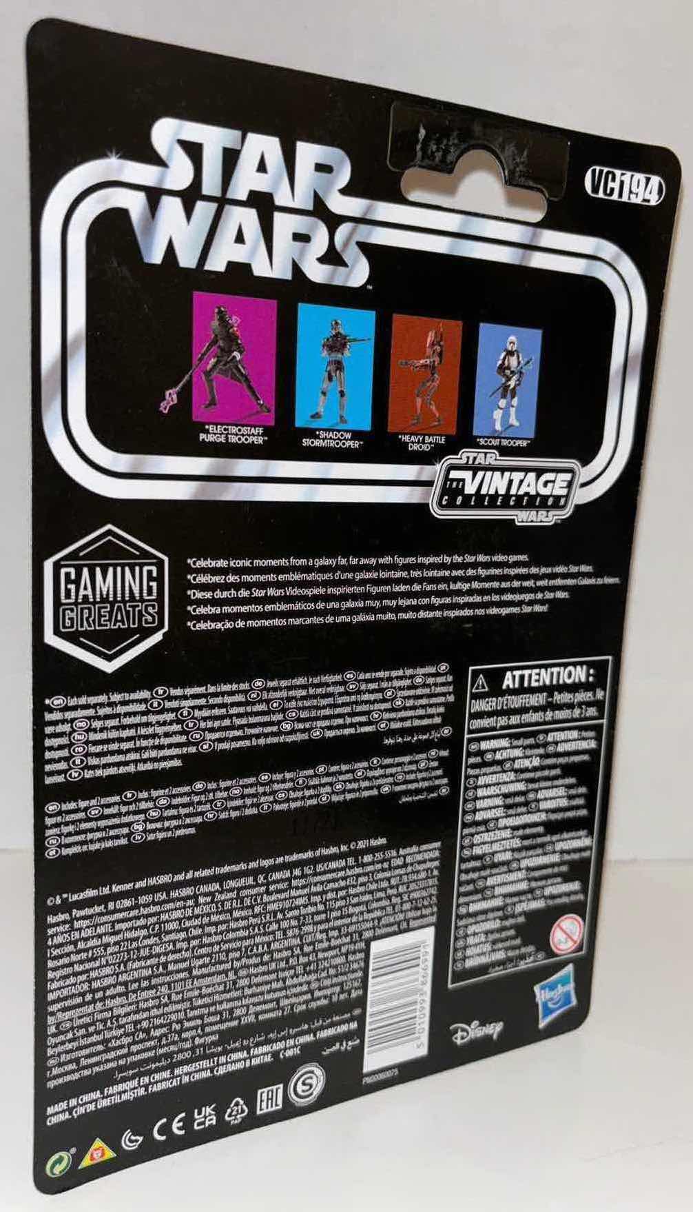 Photo 1 of NEW 4-PACK HASBRO/KENNER STAR WARS THE VINTAGE COLLECTION ACTION FIGURE & ACCESSORIES, "SHADOW STORMTROOPER" (2) & “SCOUT TROOPER” (2)