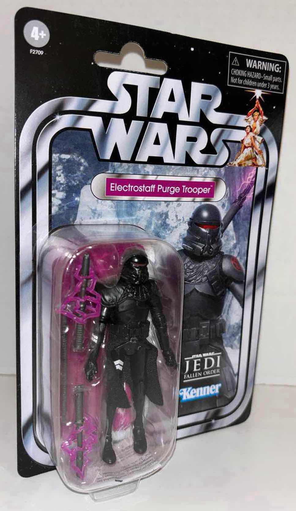 Photo 1 of NEW 4-PACK HASBRO/KENNER STAR WARS THE VINTAGE COLLECTION ACTION FIGURE & ACCESSORIES, JEDI FALLEN ORDER “ELECTROSTAFF PURGE TROOPER” (2) & "SCOUT TROOPER" (2)