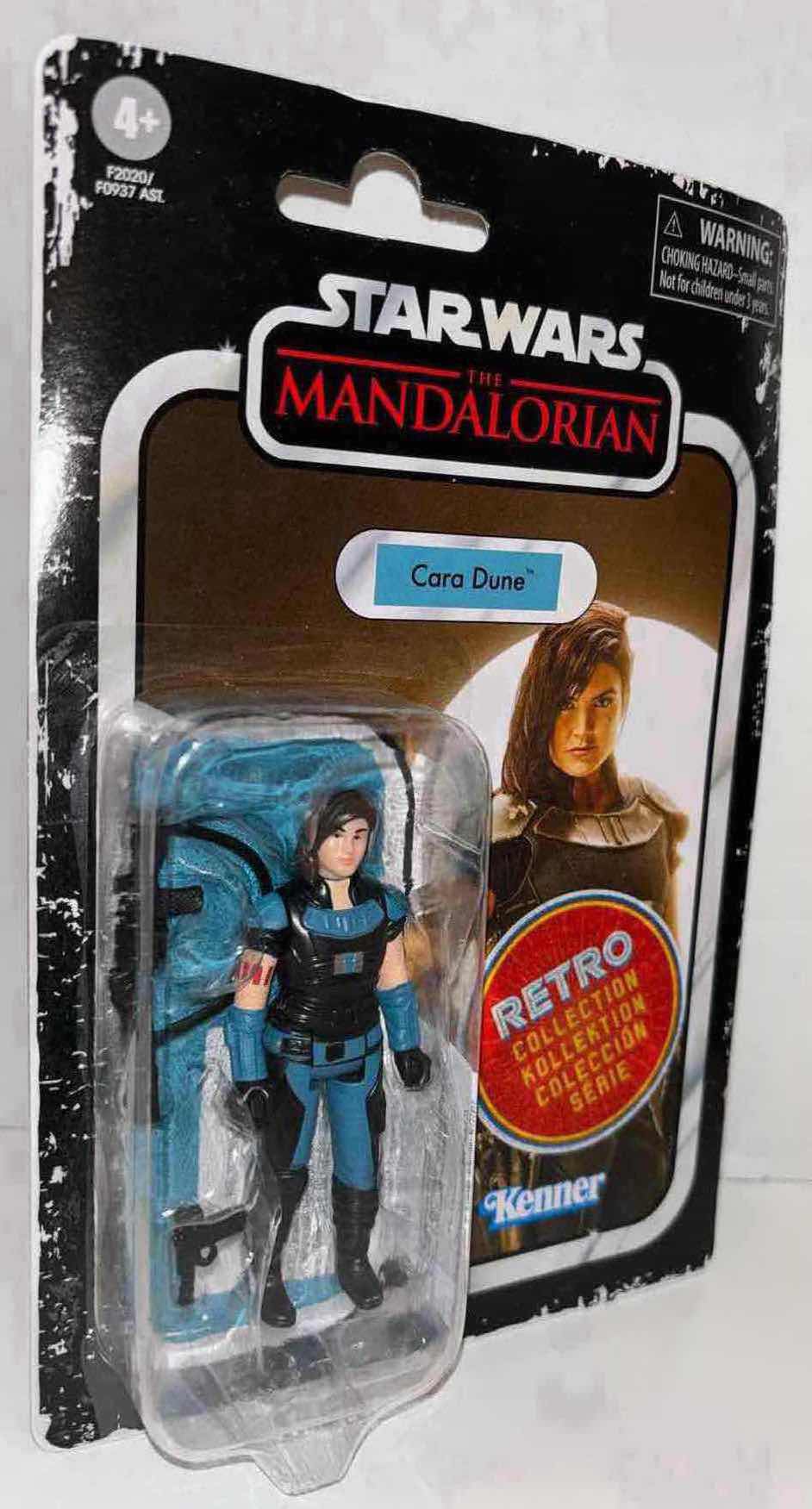 Photo 1 of NEW ASSORTED 4-PACK HASBRO KENNER STAR WARS THE RETRO COLLECTION ACTION FIGURE & ACCESSORIES, THE
MANDALORIAN “CARA DUNE, GREEF KARGA, IG-11, THE MANDALORIAN”