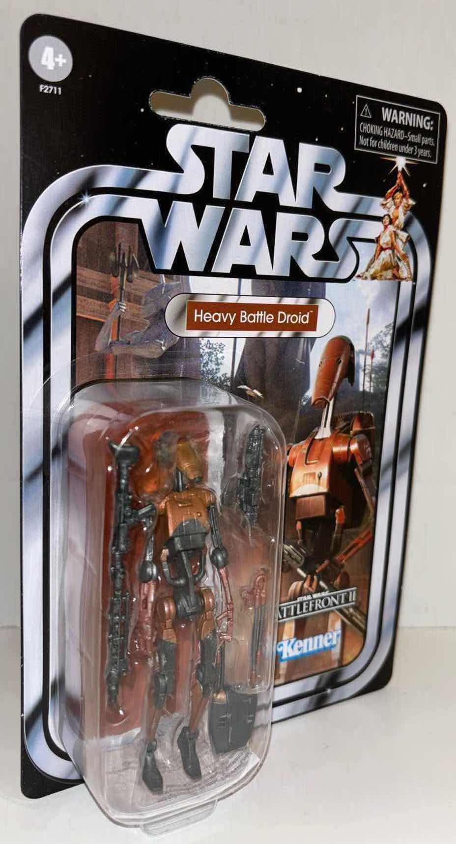 Photo 1 of NEW 6-PACK HASBRO/KENNER STAR WARS THE VINTAGE COLLECTION ACTION FIGURE & ACCESSORIES, BATTLEFRONT II "HEAVY BATTLE DROID"
