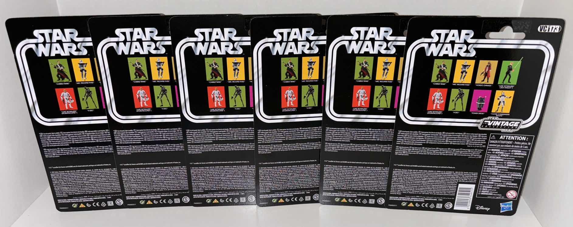 Photo 1 of NEW 6-PACK HASBRO KENNER STAR WARS THE VINTAGE COLLECTION ACTION FIGURE & ACCESSORIES, "HONDO OHNAKA"