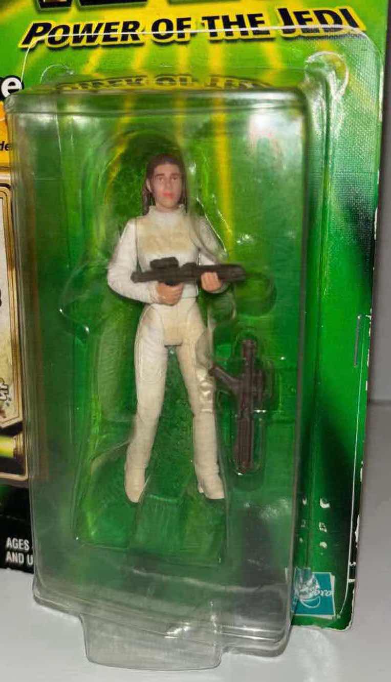 Photo 1 of NEW 2000 HASBRO STAR WARS POWER OF THE JEDI ACTION FIGURE & ACCESSORIES, LEIA ORGANA (BESPIN ESCAPE) W JEDI FORCE FILE