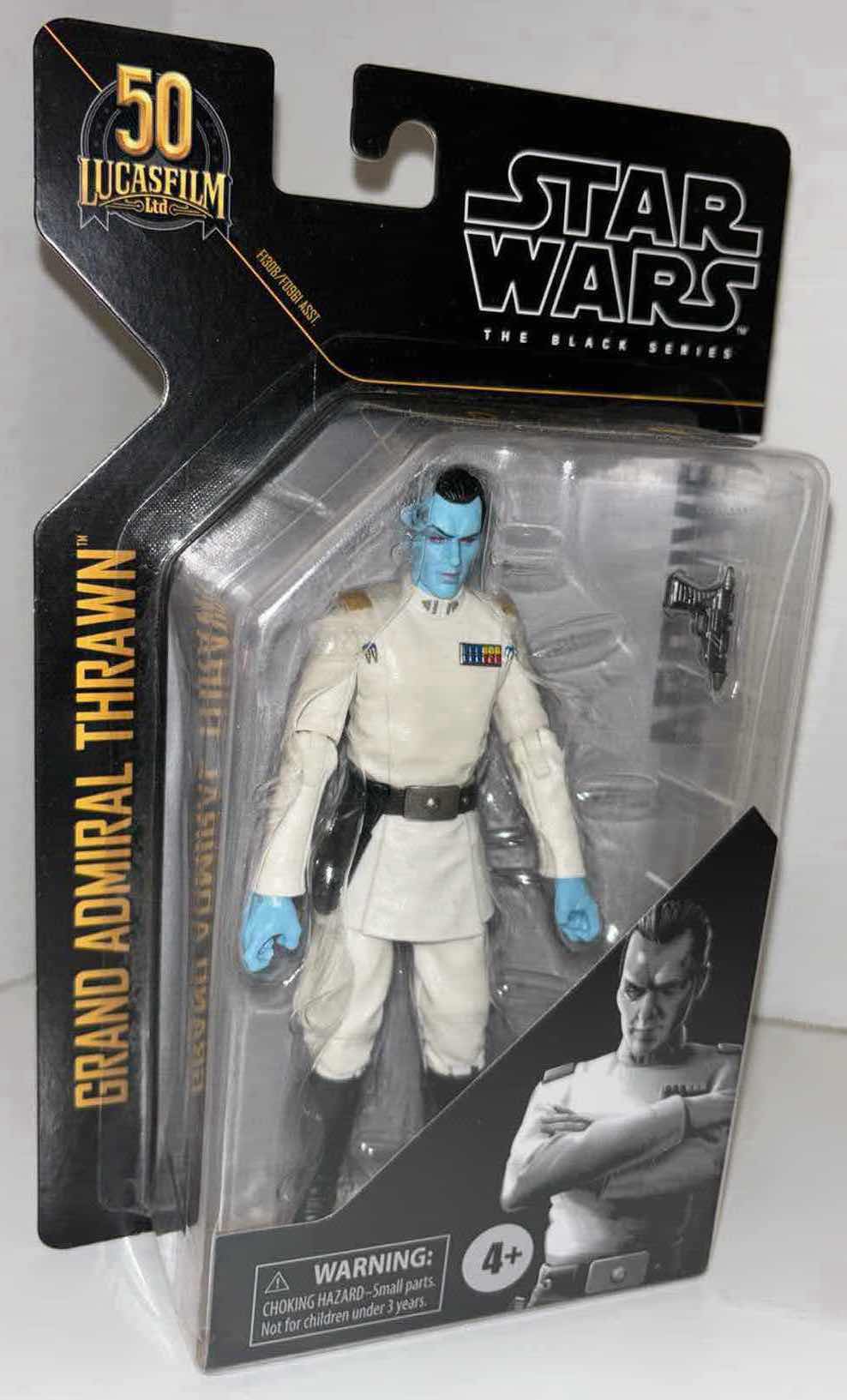 Photo 1 of NEW ASSORTED 4-PACK HASBRO STAR WARS THE BLACK SERIES 50TH ANNIVERSARY ARCHIVE ACTION FIGURE & ACCESSORIES, "CLONE COMMANDER CODY, DARTH REVAN, GRAND ADMIRAL THRAWN & PRINCESS LEIA ORGANA"