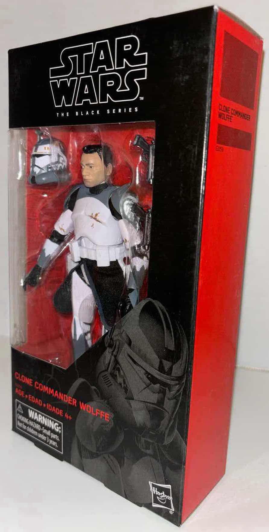 Photo 1 of NEW ASSORTED 4-PACK HASBRO STAR WARS THE BLACK SERIES ACTION FIGURE & ACCESSORIES, "CLONE COMMANDER BLY, CLONE COMMANDER WOLFFE, IG-11, & THE MANDALORIAN”