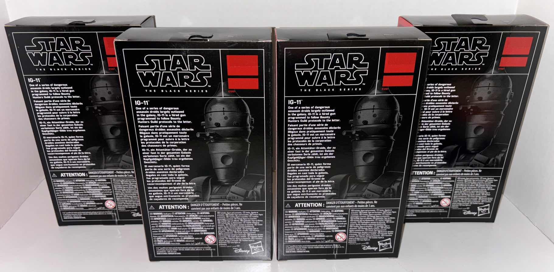 Photo 1 of NEW 4-PACK HASBRO STAR WARS THE BLACK SERIES ACTION FIGURE & ACCESSORIES, "IG-11"